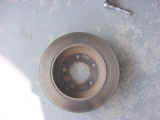 Inside of rear disk brake drum