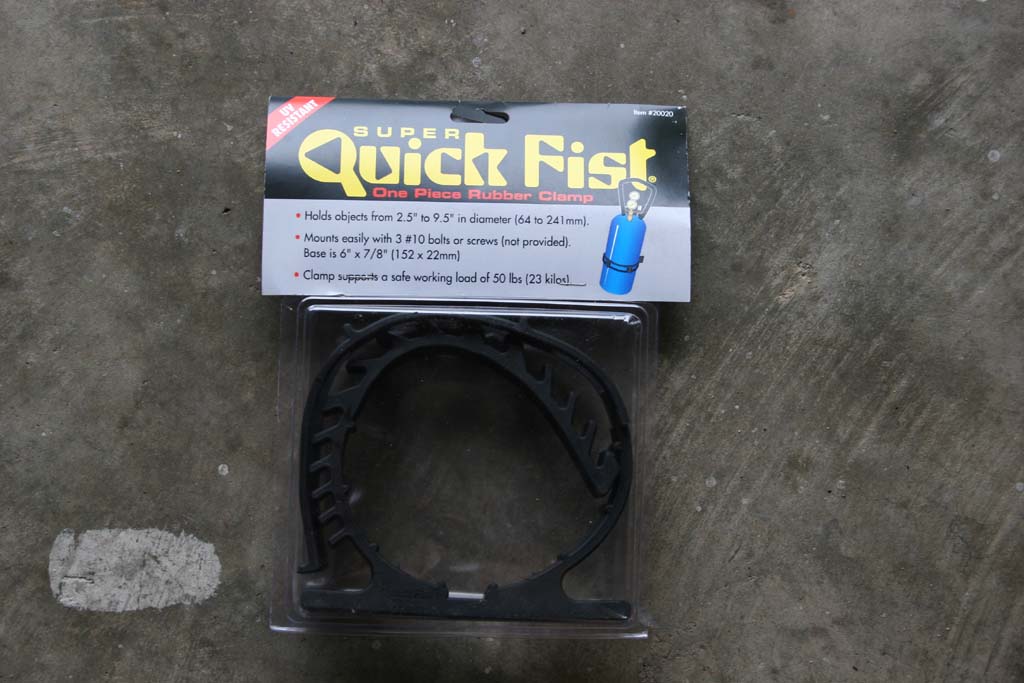 Quick Fist One piece Rubber clamp