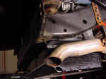 mounting location above muffler